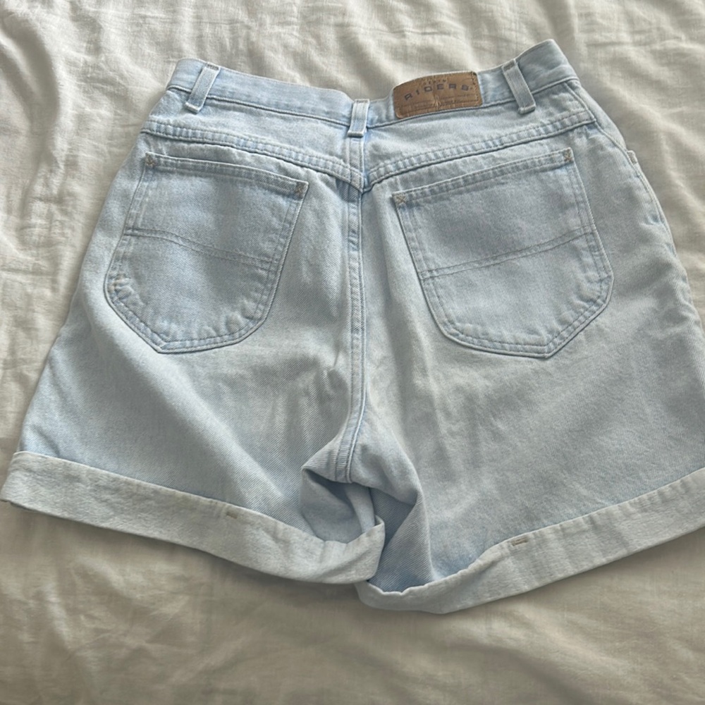 vintage jeans light washed shorts